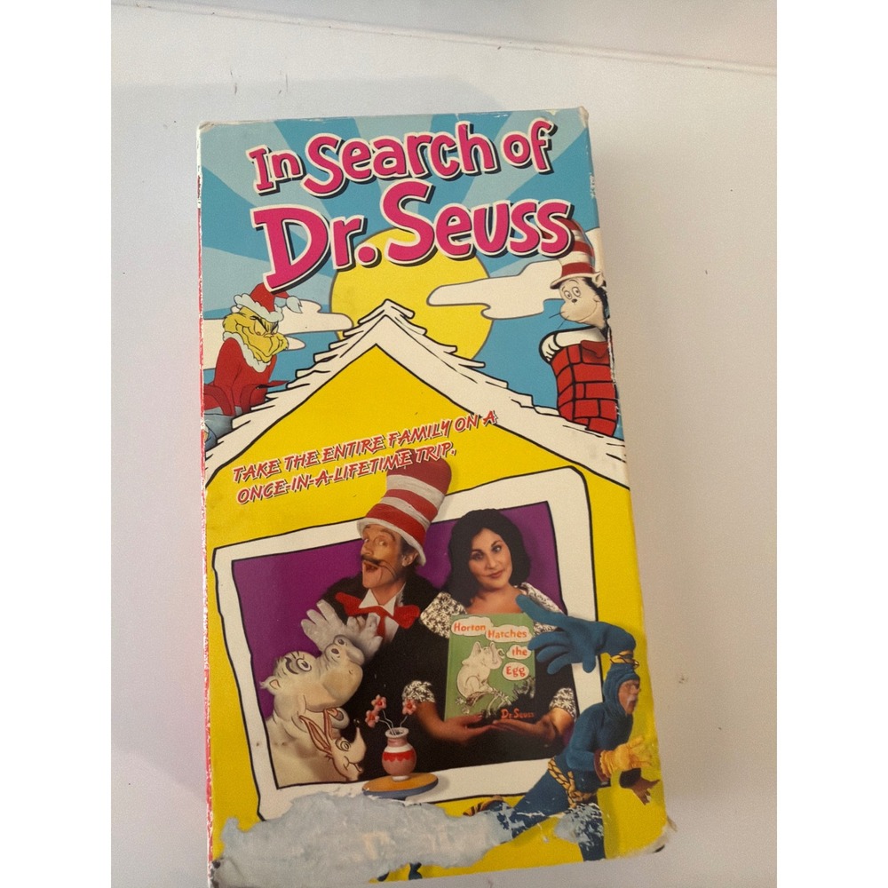 In Search of Dr Seuss VHS 1994 Turner Home Entertainment Kathy Najimy Movie Tape